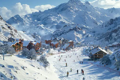 Voyagez dans les Alpes : votre guide des stations de ski sur carte