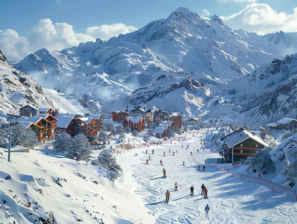 Voyagez dans les Alpes : votre guide des stations de ski sur carte