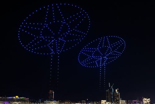 Qu’est-ce qu’un drone show ? l’art de l’illumination aérienne