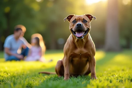 Comment élever un Staffie marron : conseils et astuces