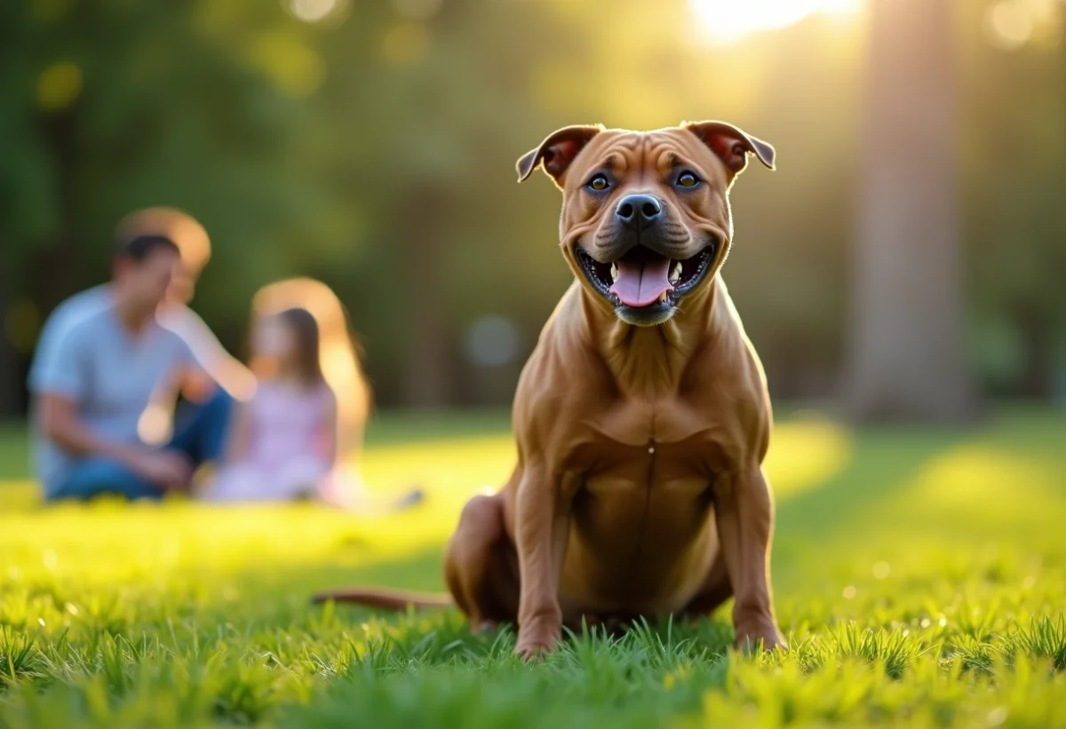 Comment élever un Staffie marron : conseils et astuces